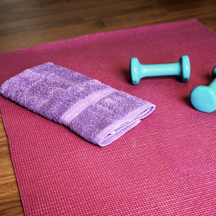 Group fitness class in a modern studio setting